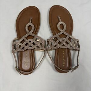 Kelly and Katie Sparkly sandals sz 9